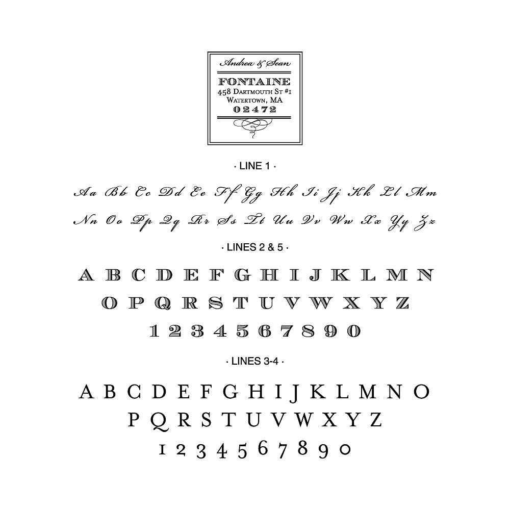 Bella Cafe Custom Stamp