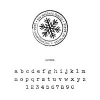 Postmark Snowflake Custom Stamp