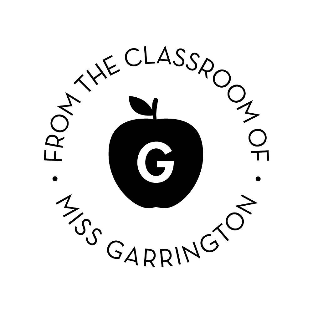 Classroom Apple Custom Stamp