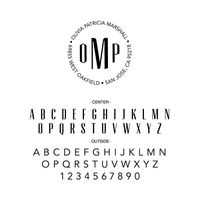 Tommaso Monogram Custom Stamp