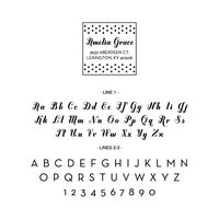 Polka Dot Baby Custom Stamp