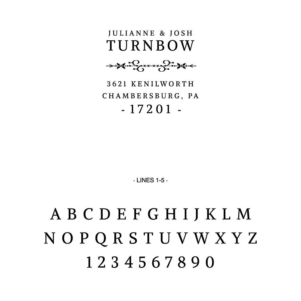 Detail Rule Custom Stamp