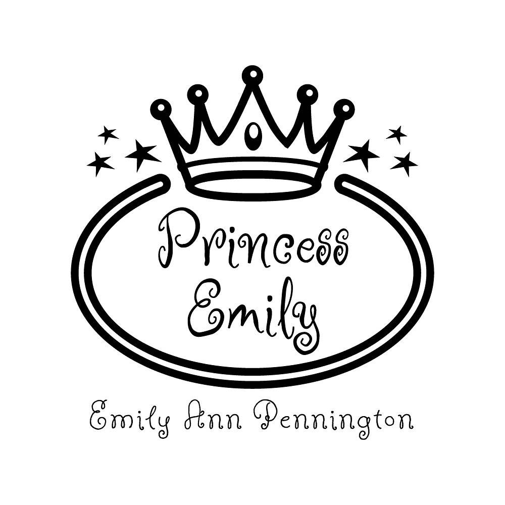 Princess Crown Custom Stamp