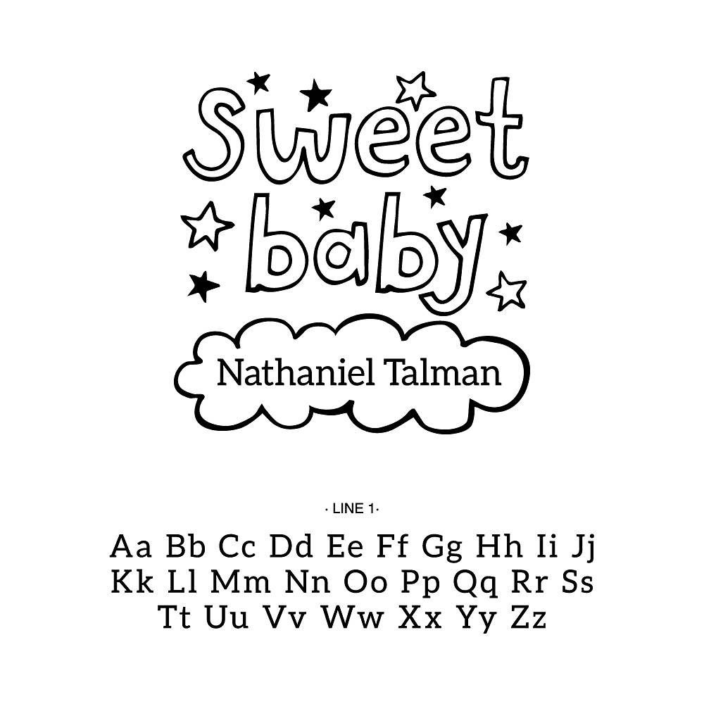 Sweet Baby Sky Custom Stamp