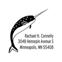 Narwhal Custom Stamp