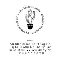 Cactus Custom Stamp