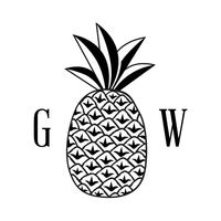 Pineapple Monogram Custom Stamp