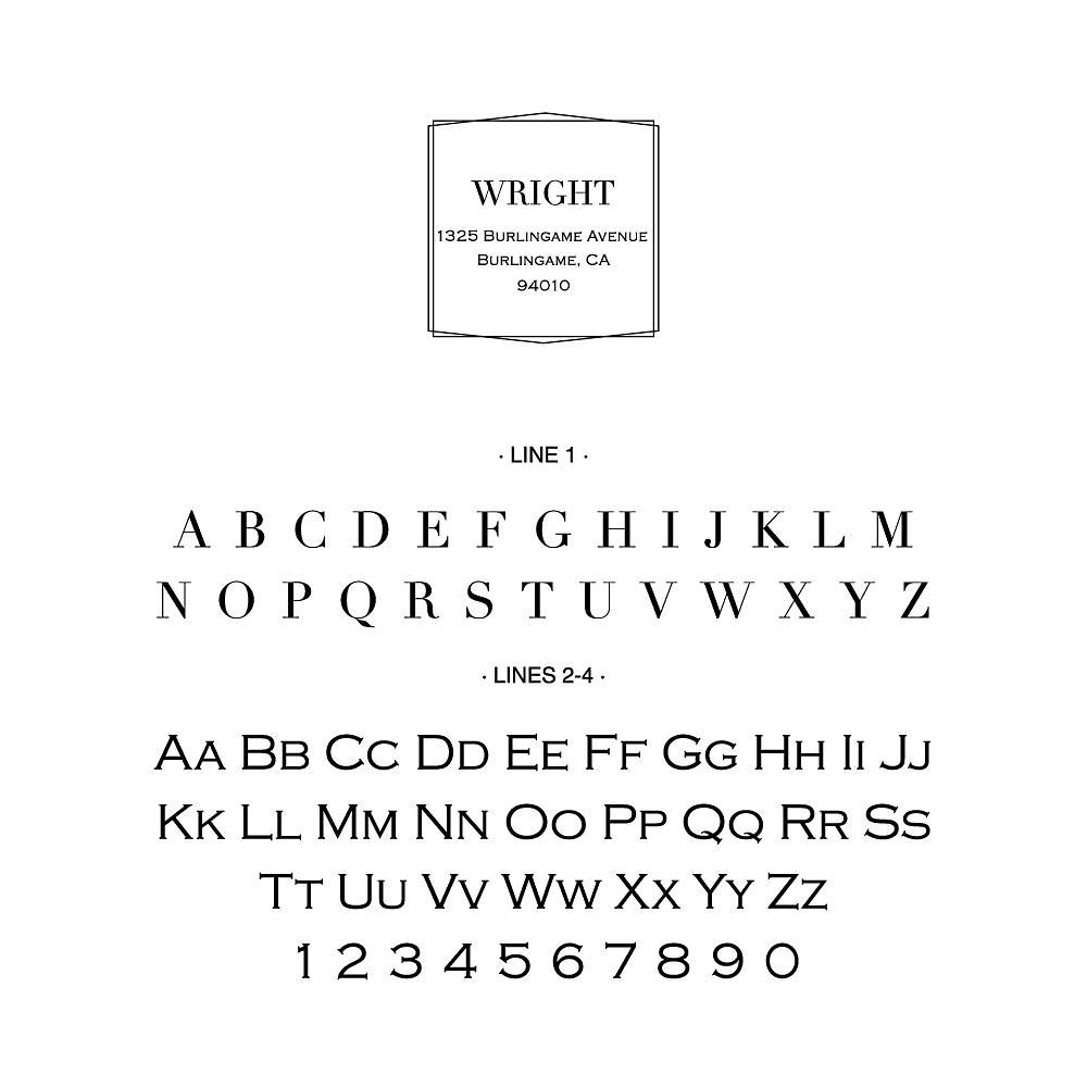 Fineline Foil Custom Stamp