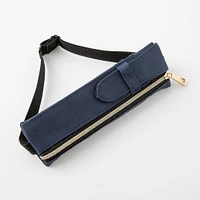 Navy Book Band Pen Case: B6 - A5