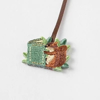 Midori Embroidery Squirrel Bookmark