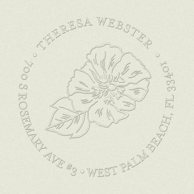 Etched Flower Embosser