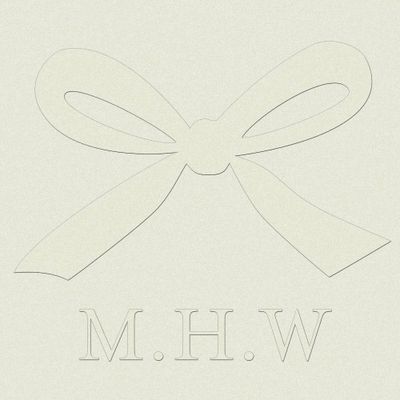 Monogram Bow Embosser