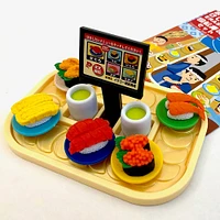 Iwako Sushi-Go-Round Eraser Set