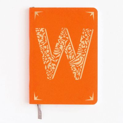 Monogrammed Foil Notebook W