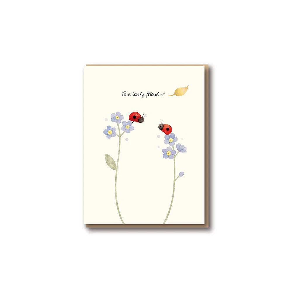 To A Lovely Friend Greeting Card