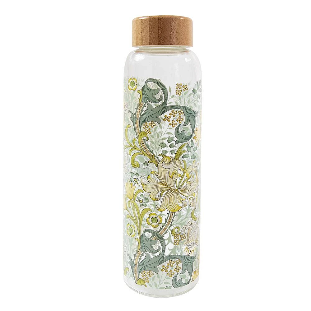 William Morris Glass Water Bottle