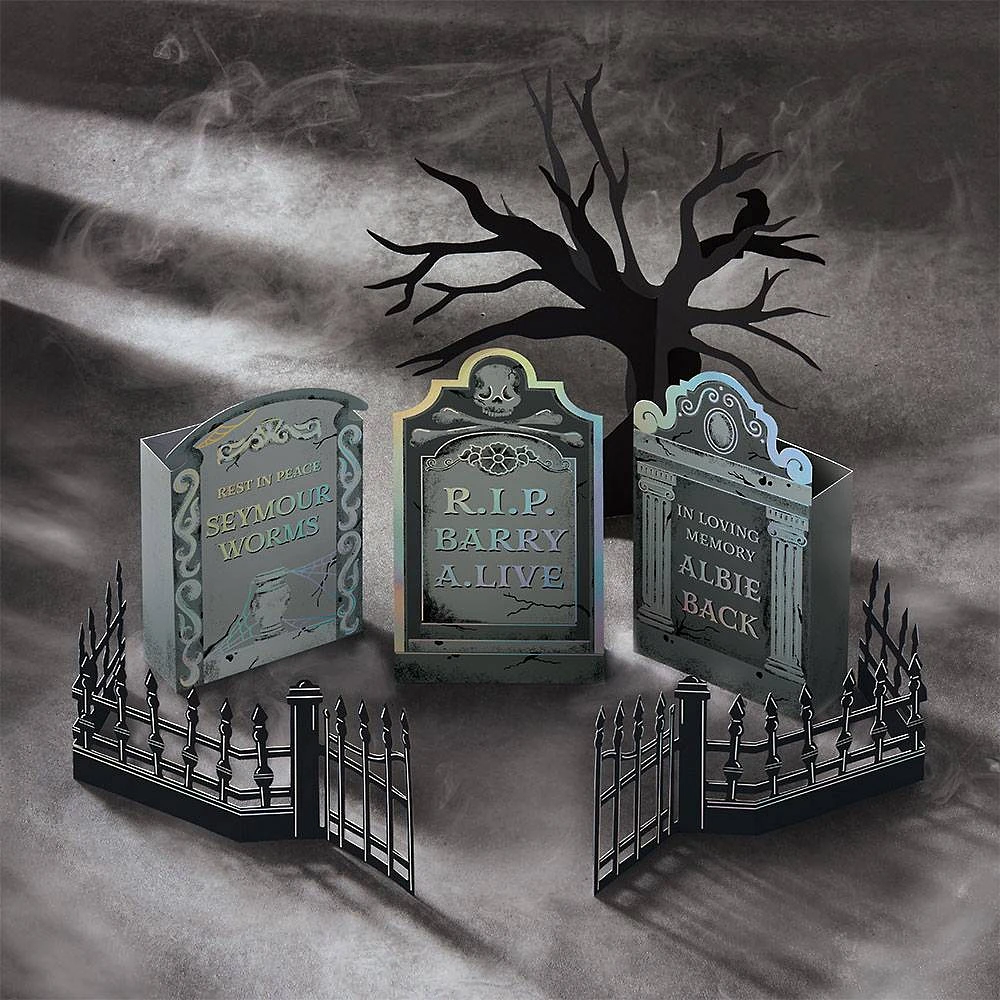 Graveyard Paper Craft Kit