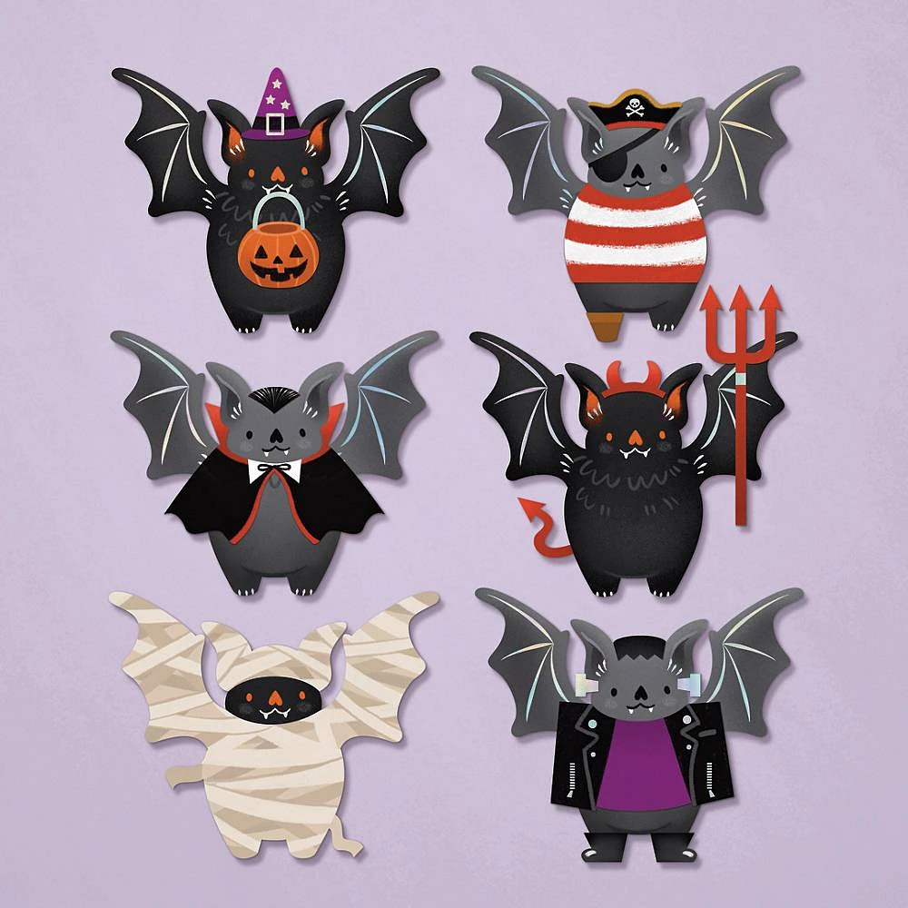 Bats in Costumes Paper Craft Kit