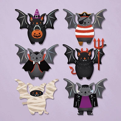 Bats in Costumes Paper Craft Kit