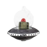 Santa Spaceship Ornament