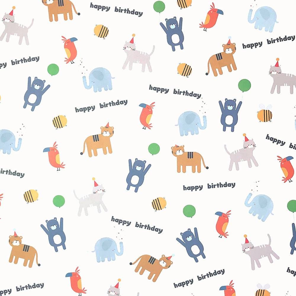 Birthday Critter Flat Wrap