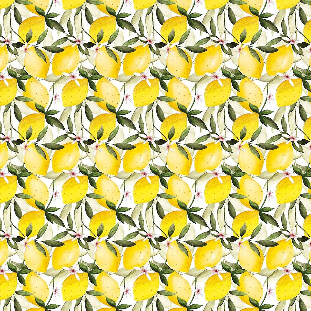 Lemon Vines Flat Wrap