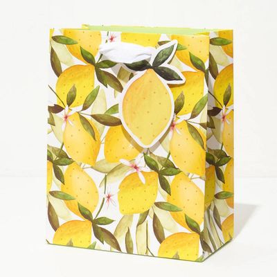 Lemon Vines Medium Gift Bag