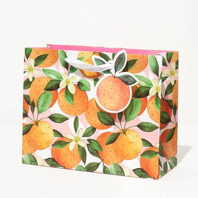 Paper Source Lemon Vines Medium Gift Bag