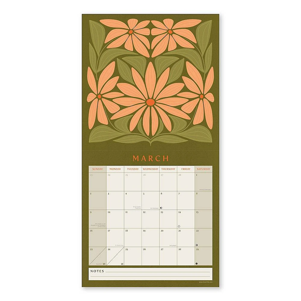 2025 Flower Market Calendar