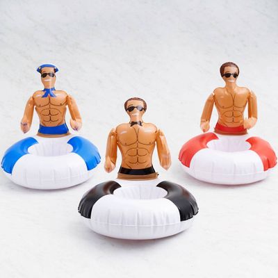 Inflatable Hunk Drink Floats