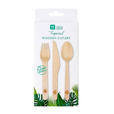 Tropical Eco Wooden Cutlery