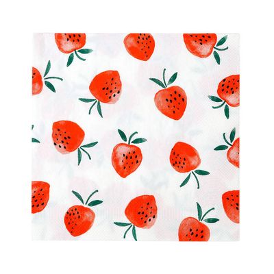 Strawberry Fields Printed Napkins