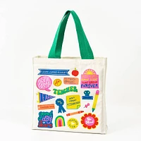 Teacher Badge Tote