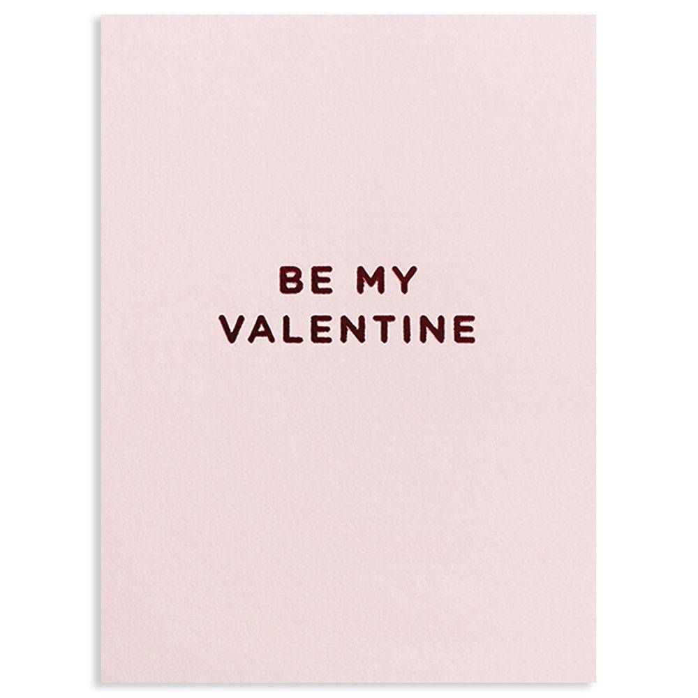 Be My Valentine Card