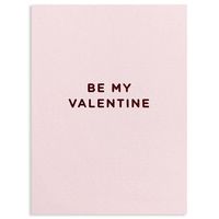 Be My Valentine Card