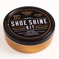 Travel Shoe Shine Tin