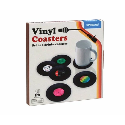 Vinyl Record Coasters