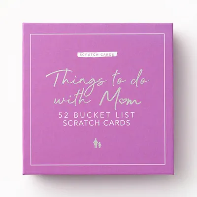 100 Things To Do With Mom Scratch Cards