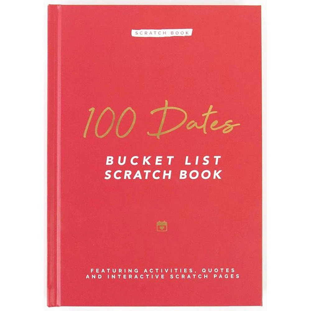 100 Dates Bucket List Scratch Book