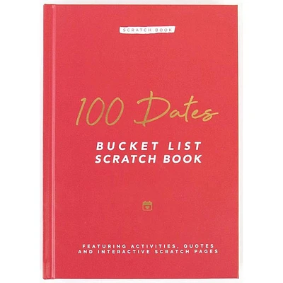 100 Dates Bucket List Scratch Book