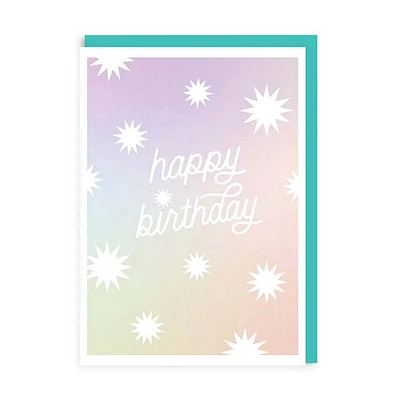 Holographic Birthday Card