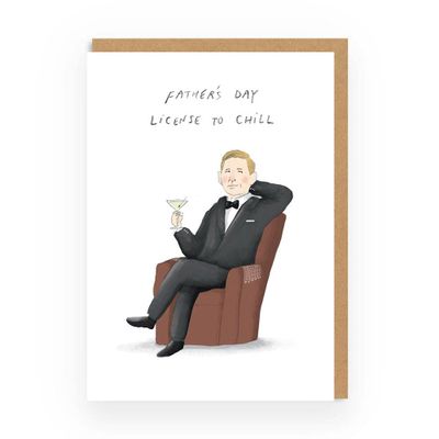 License To Chill Father's Day Card