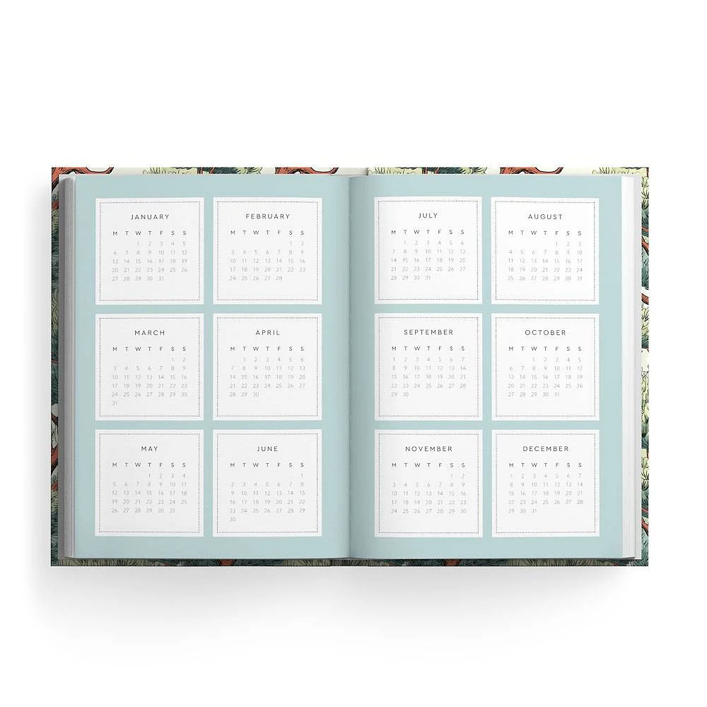 2025 Scalloped Marble Weekly Planner