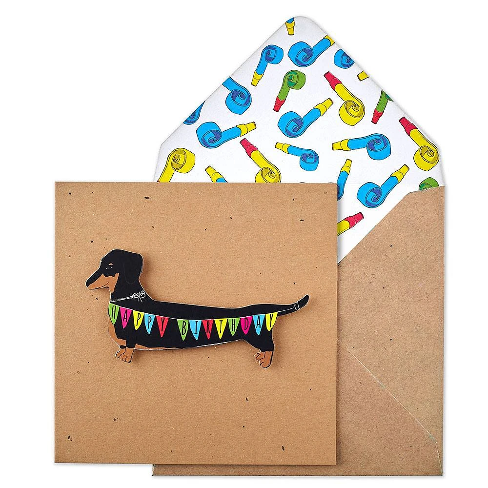 Dachshund Birthday Card