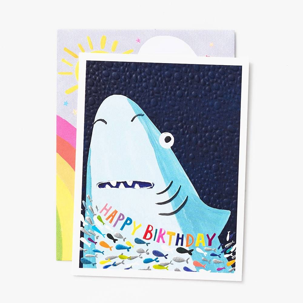 Shark Birthday Card