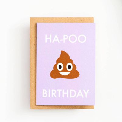 Ha-Poo Birthday Card