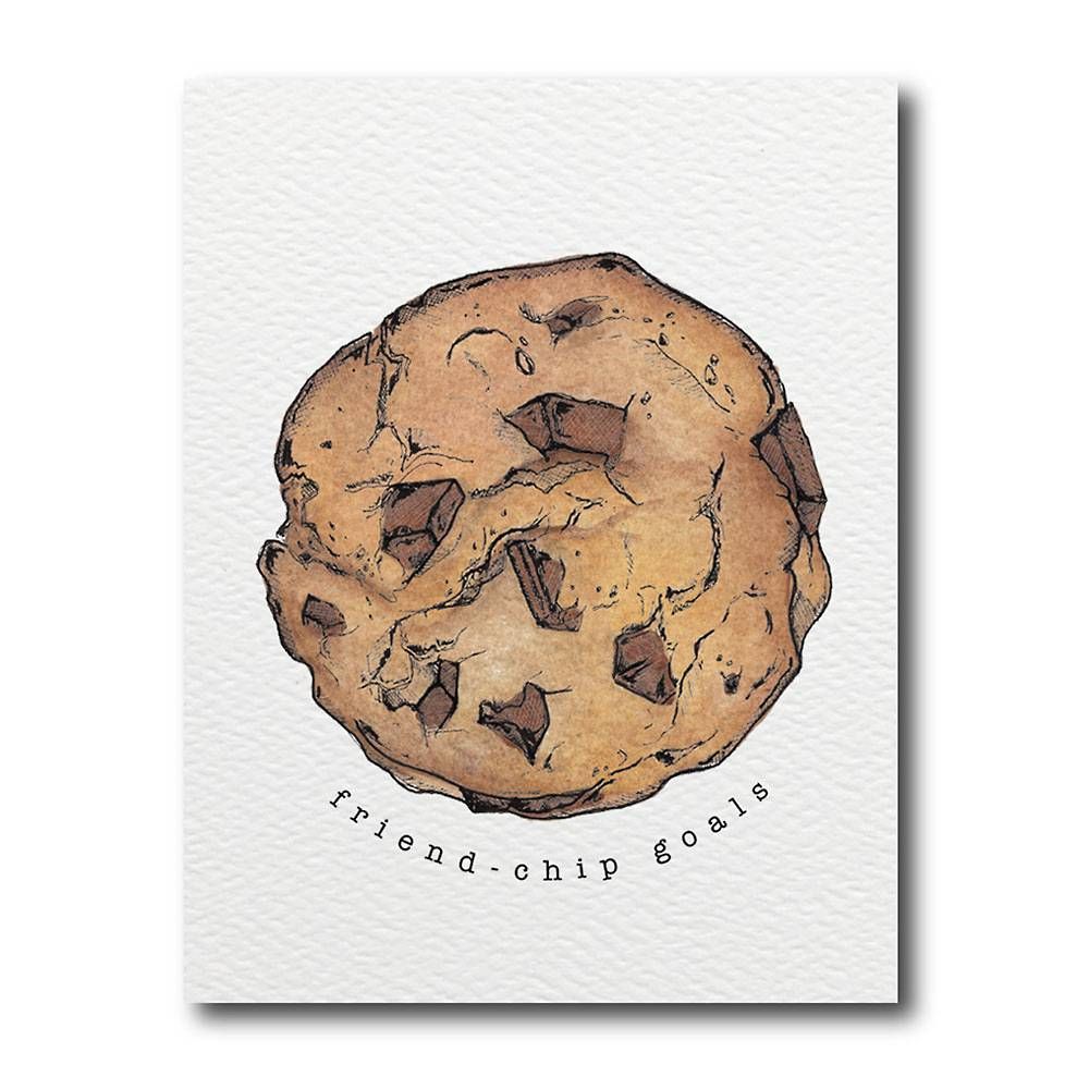 Friend-Chip Goals Greeting Card