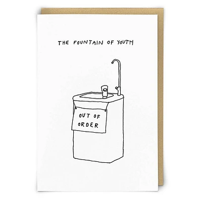 Fountain of Youth Birthday Card