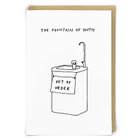 Fountain of Youth Birthday Card