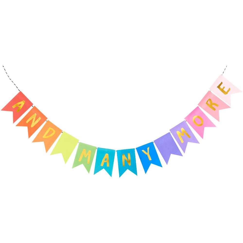 Happy Birthday Rainbow Banner